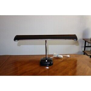Vintage Industrial Black Drafting Desk Lamp Flexible Gooseneck MCM Taiwan